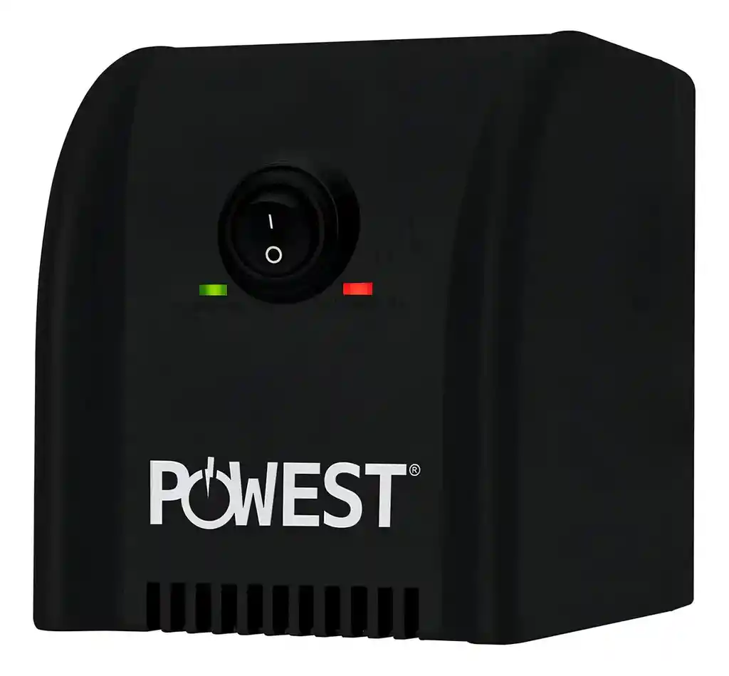 Regulador De Voltaje Automatico 2200va 2.2kva 120v Powest Negro