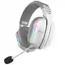 Diadema Gamer Jyr Astronix Inalámbrica Y Bth Blanca Rgb Pc Xbox Ps