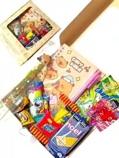 Regalo Especial Para Niñas Con Libreta De Capibara, Dulces, Galletas Y Mas - Dia De Los Niños
