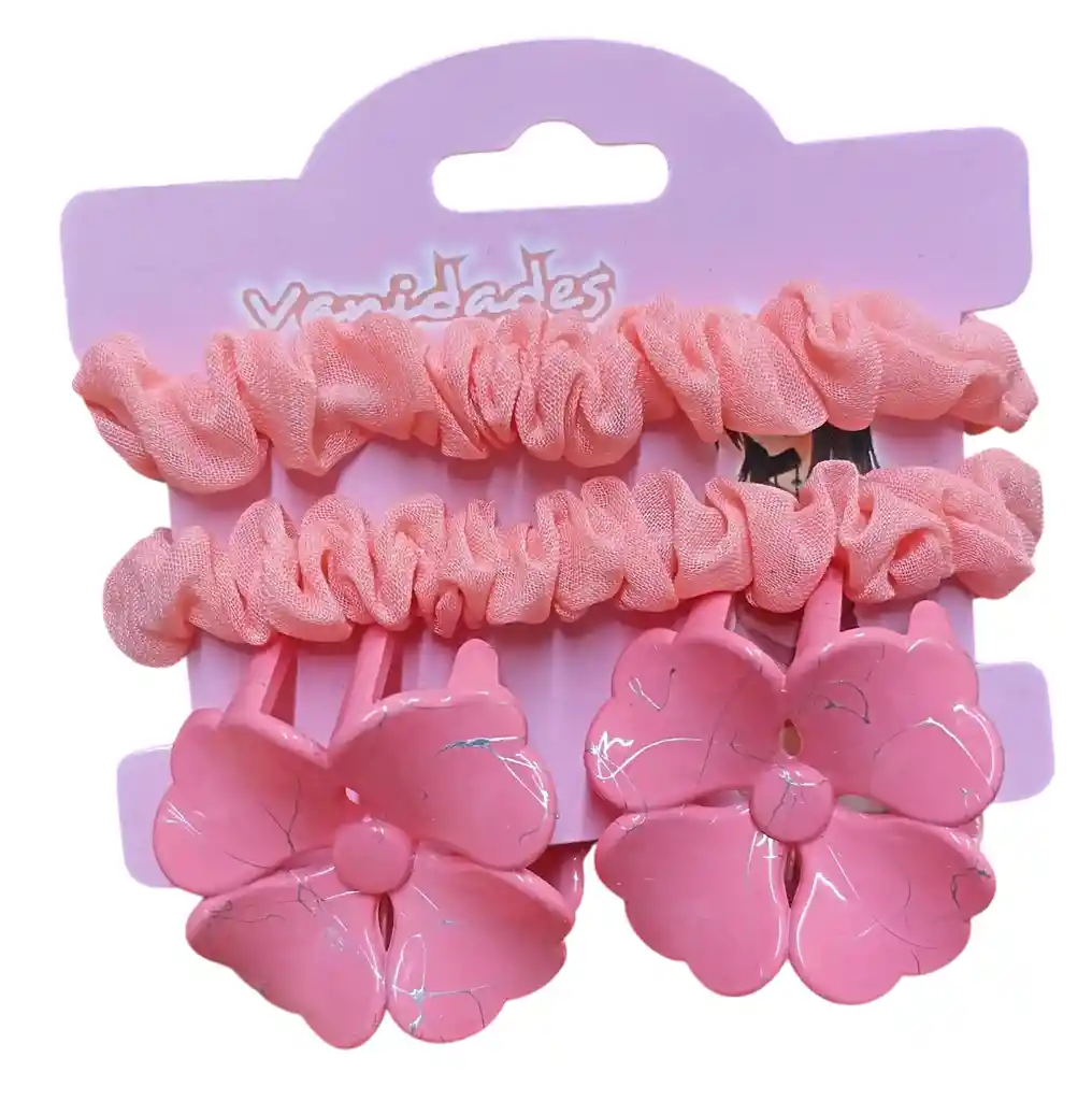 Caimanes Para El Cabello Set De Ganchos Y Coleros