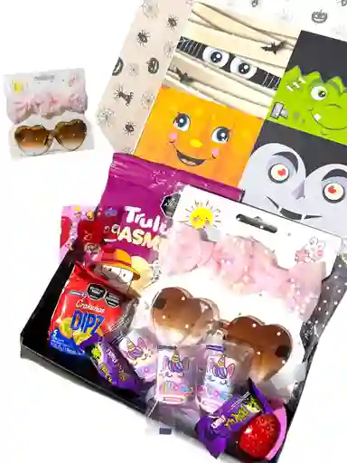 Regalo Especial Para Niñas Con Kit De Gafas, Dulces, Galletas Y Mas - Feliz Dia De Halloween - Dia De Los Niños - 31 De Octubre