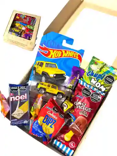 Regalo Especial Para Niños Con Carro Coleccionable, Dulces, Galletas Y Mas - Feliz Dia De Halloween - Dia De Los Niños - 31 De Octubre
