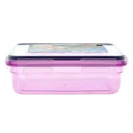 Recipiente Apto Para Microondas Con Cierre En 4 Lados