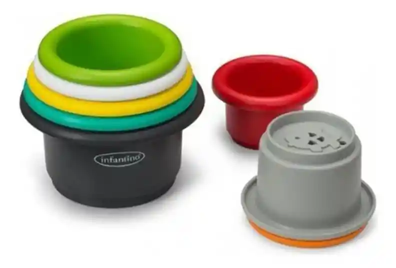 Juguete Bebés Didáctico Tazas Para Apilar Y Encajar 8 Piezas