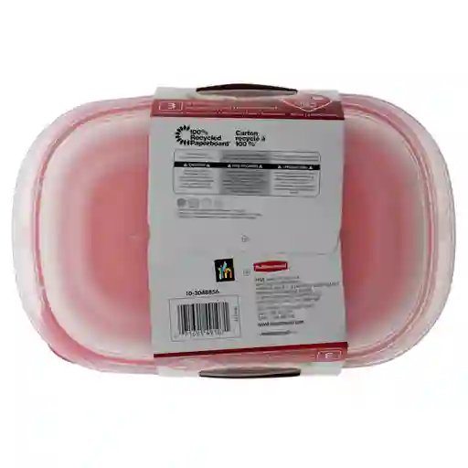 Recipiente O Tupper Para Comidas Y Funcional En Microondas