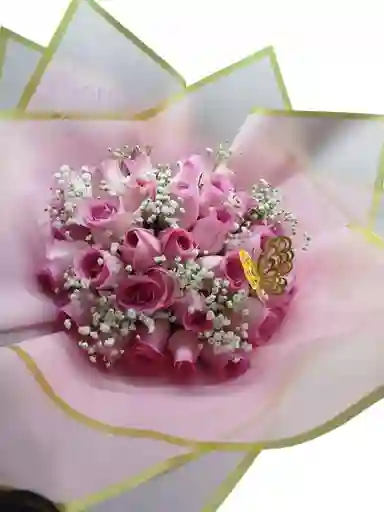 Buchón Rosas Rosadas