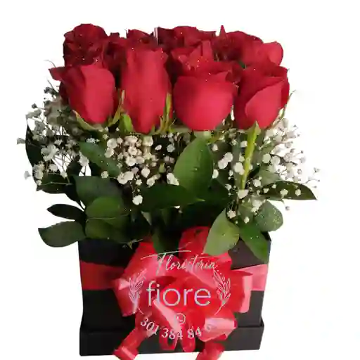 Caja Rosas Rojas