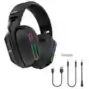 Diadema Gamer Jyr Astronix Inalámbrica Negra Rgb Pc Xbox Ps