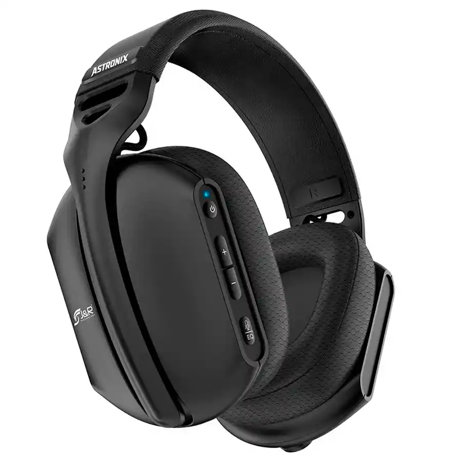 Diadema Gamer Jyr Astronix Inalámbrica Negra Rgb Pc Xbox Ps