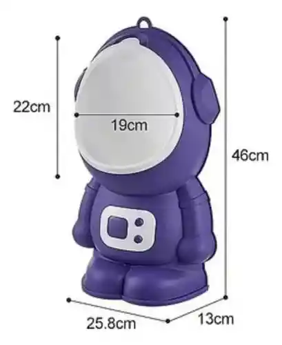 Baño Bebe Astronauta Inodoro Orinal