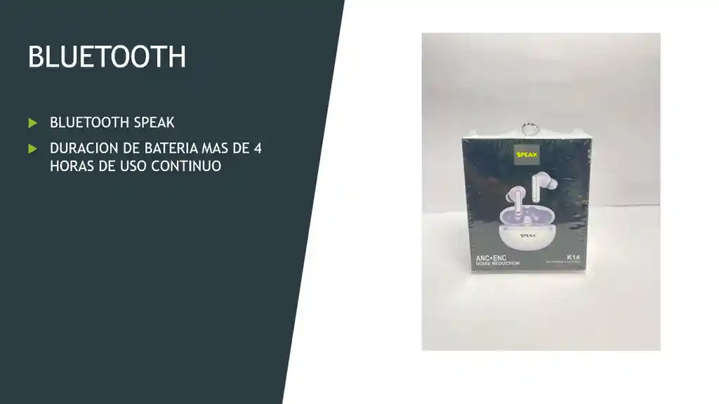 Audifono Bluetooth Speak K14
