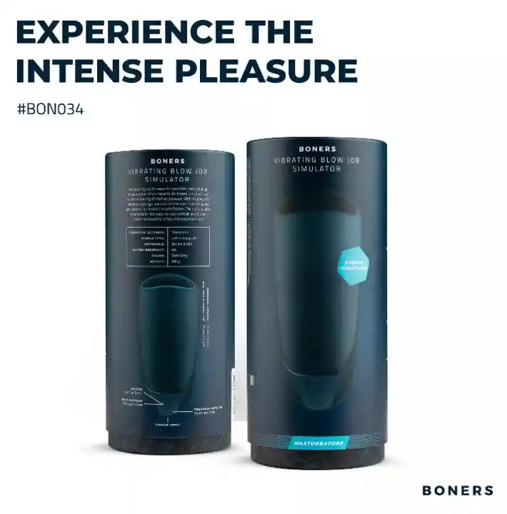 Vibrador Masturbador Boners 10 Velocidades Easy Toys