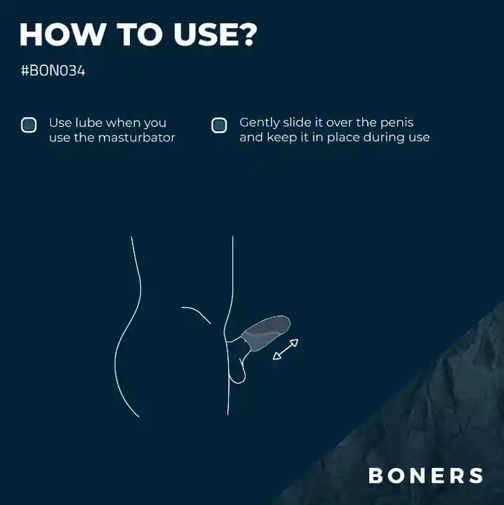 Vibrador Masturbador Boners 10 Velocidades Easy Toys