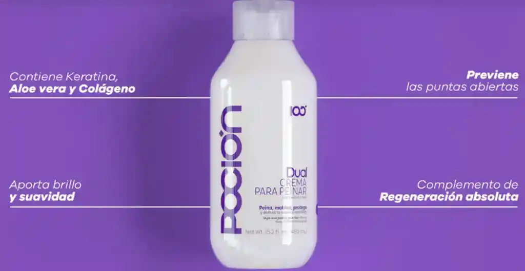 Crema Para Peinar Y Tratamiento Duo Tonic Pocion