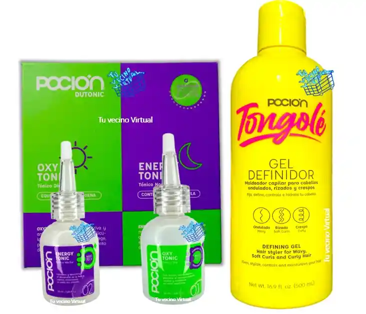 Gel Definidor De Rizos + Dutonic Pocion