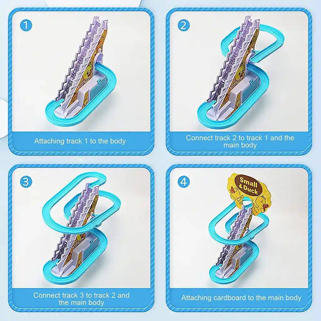 Pista Patos Con Sonido Montaña Rusa Juguete Para Niños