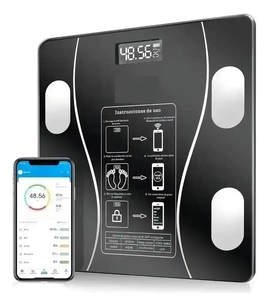 Bascula Digital Smart Bluetooth