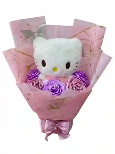 Hello Kitty Con Rosas