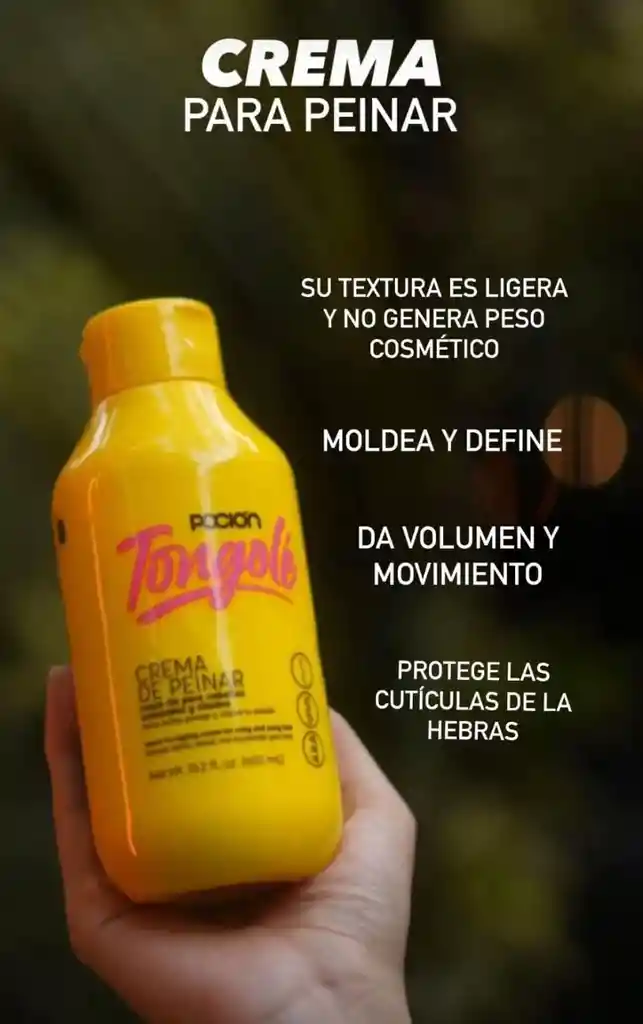 Crema Para Peinar Tongole Mas Duotonic Pocion
