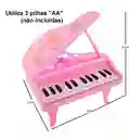 Piano De Juguete Pink Princesses Con Luces Led Rosa (juguete Para Niña)