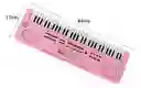 Piano Organeta Teclado Para Niños 61 Teclas Rosa