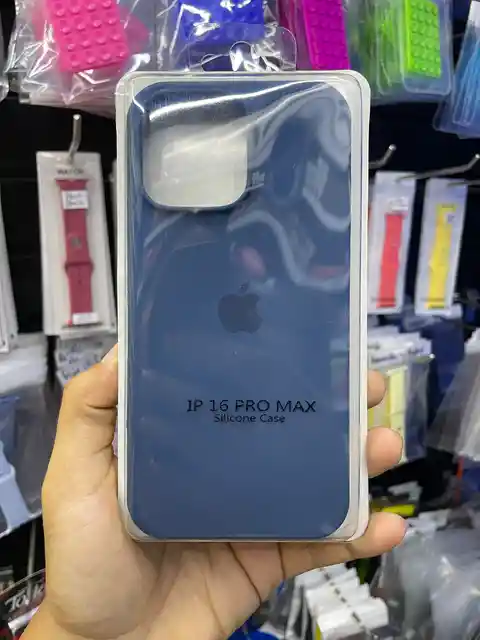 Iphone 16 Pro Max | Color Azul Medianoche | Silicone Case | Rigido | Carcasa Protectora | Antihumedad