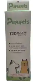 Bolsa Plastica Para Mascota Pupupets X 120 Und
