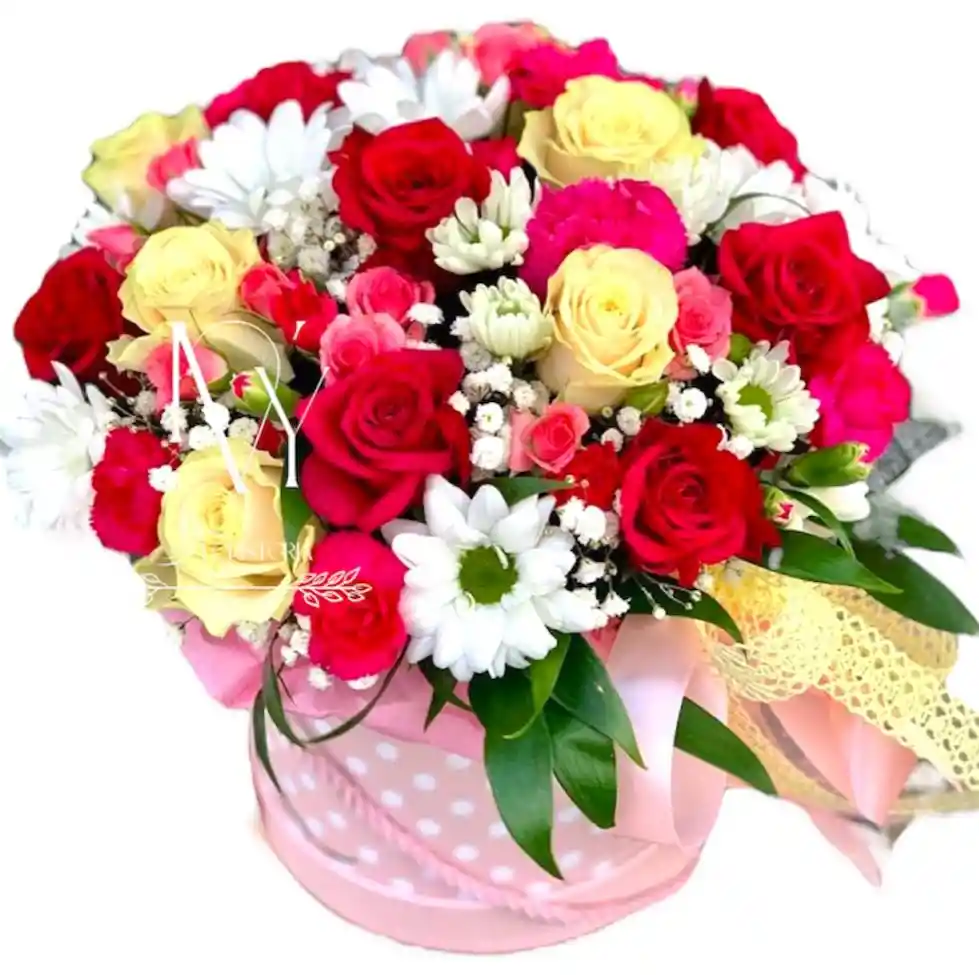 Flores Rosas Rojas Y Amarillas Bello Amanecer