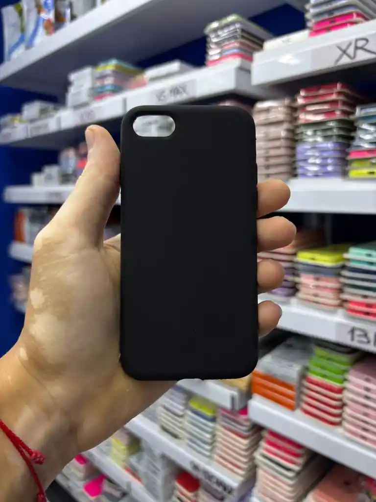 Iphone 6 | Color Negro | Silicone Case | Rigido | Carcasa Protectora | Antihumedad