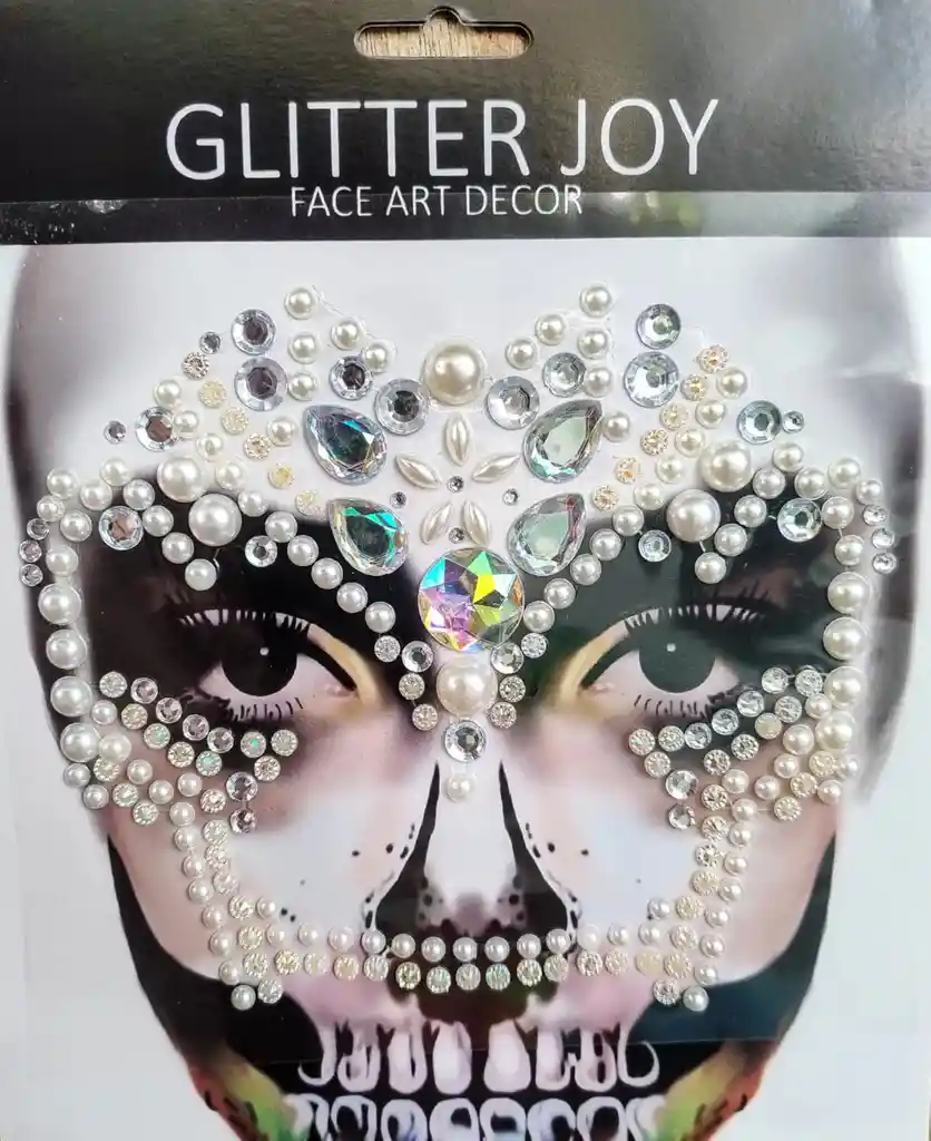 Catrina Piedras Faciales Maquillaje Disfraz