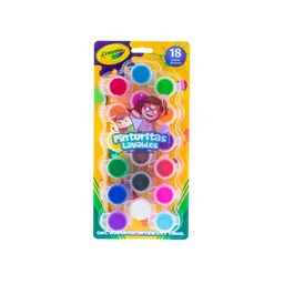 Mini Pinturas Crayola Lavables X 18