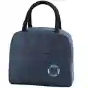 Lonchera Bolsa Térmica Impermeable Cremallera Portátil Lavable Azul