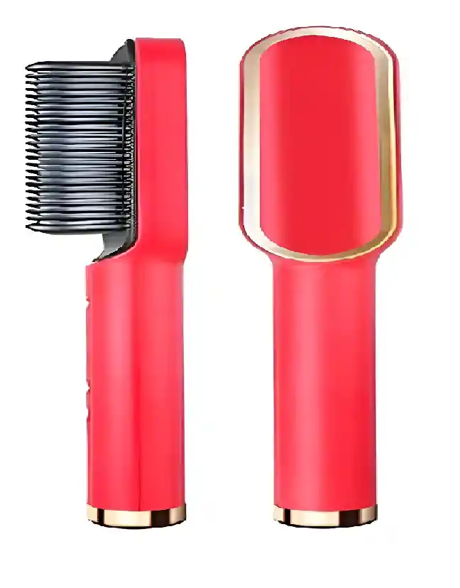 Cepillo Alisador Genérica Escova Alisadora Branca Negro