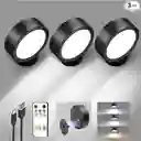 Luces Led Montadas En La Pared, Lámpara Recargable De 5500 Mah, 3 Temperaturas De Color, Control Remoto Y Táctil, Rotación De 360°, Luz De Pared Inalámbrica Regulable