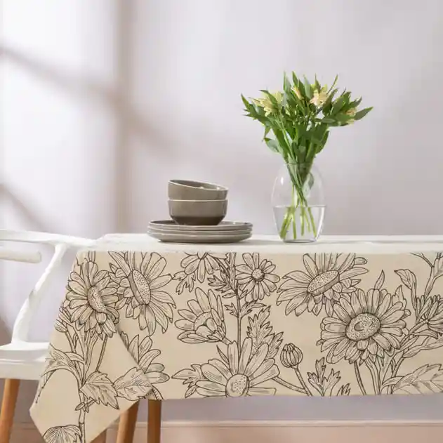 Mantel Panel Algodón Lino Casaideas