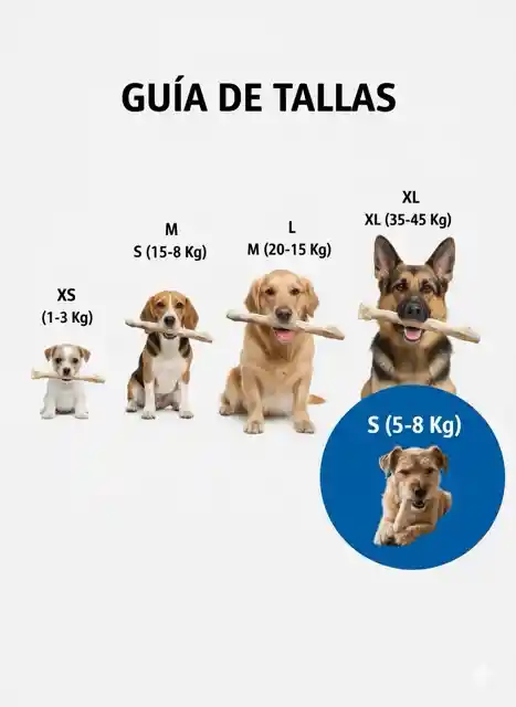 Palo Madera Café Perro Juguete Anti Estrés Limpieza Dental - S