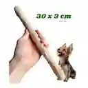 Palo Madera Café Perro Juguete Anti Estrés Limpieza Dental - S