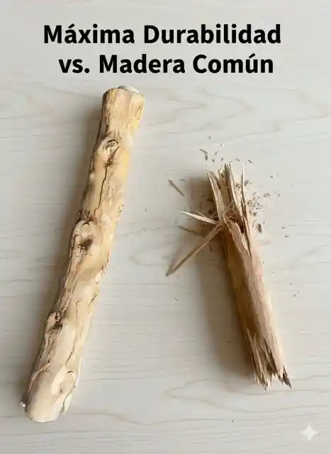 Palo Madera Café Perro Juguete Anti Estrés Limpieza Dental - S