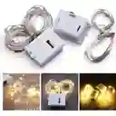 Instalacion Luces Led Lineal Portatil Luz Alambre Bateria Blanca