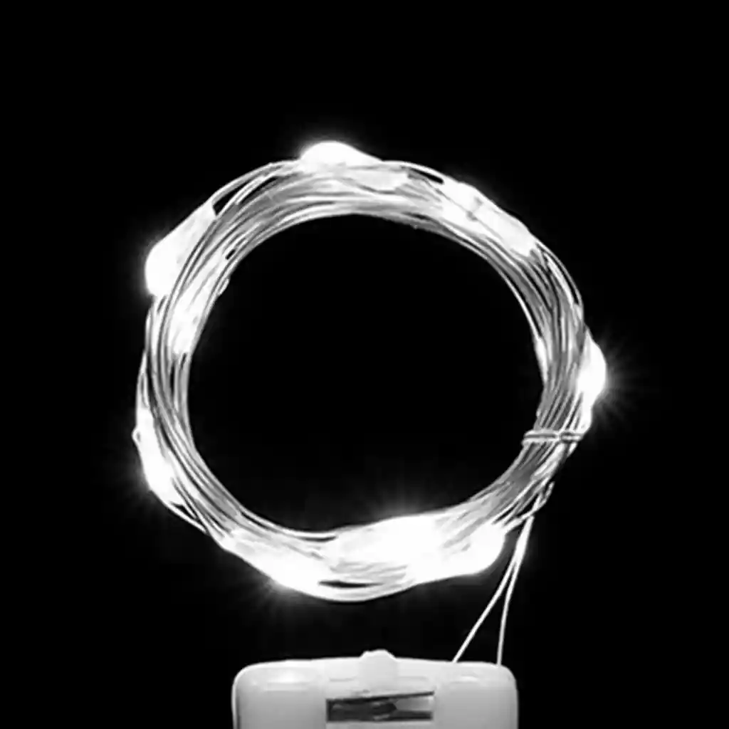 Instalacion Luces Led Lineal Portatil Luz Alambre Bateria Blanca