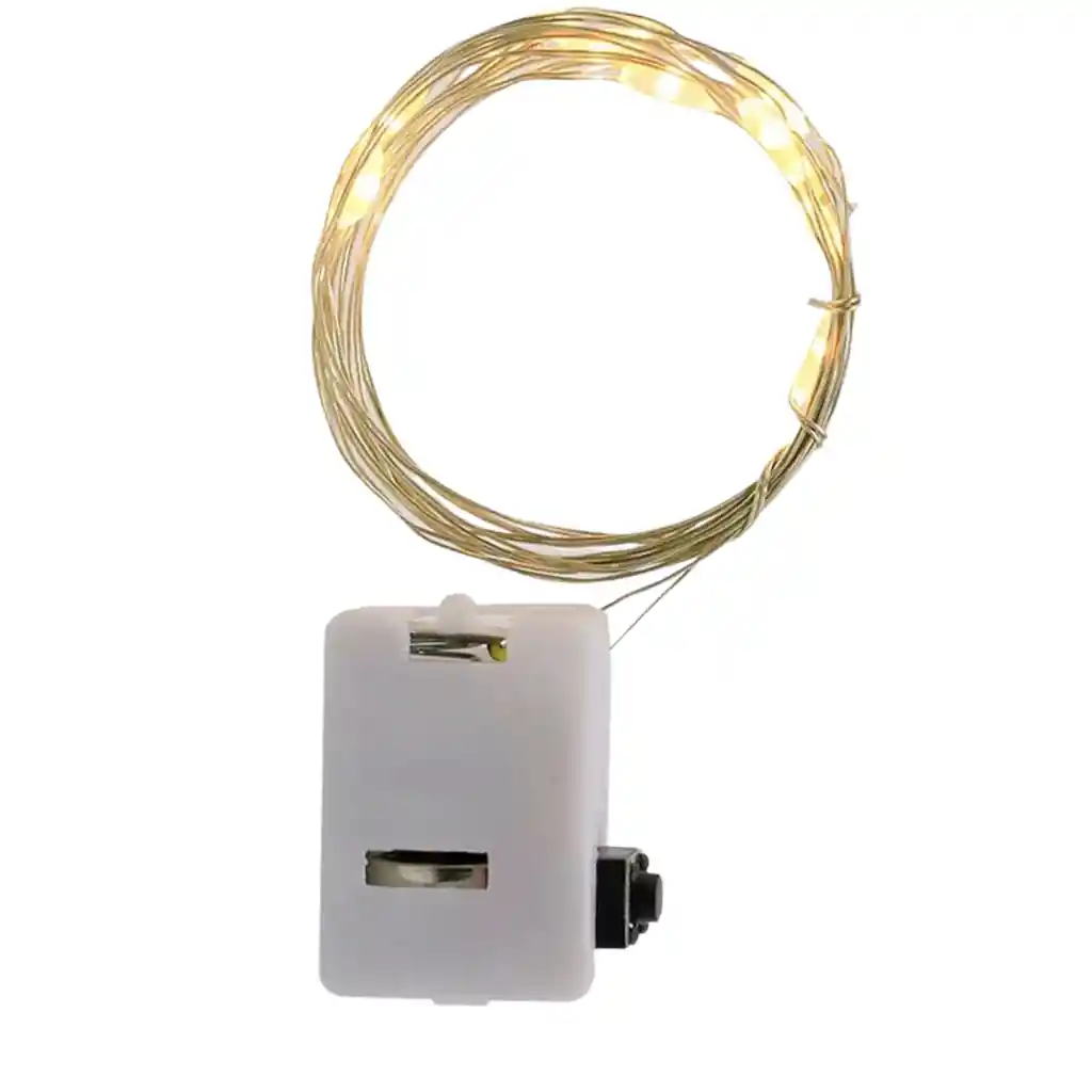 Instalacion Luces Led Lineal Portatil Luz Alambre Bateria Blanca