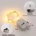 Instalacion Luces Led Lineal Portatil Luz Alambre Bateria Blanca