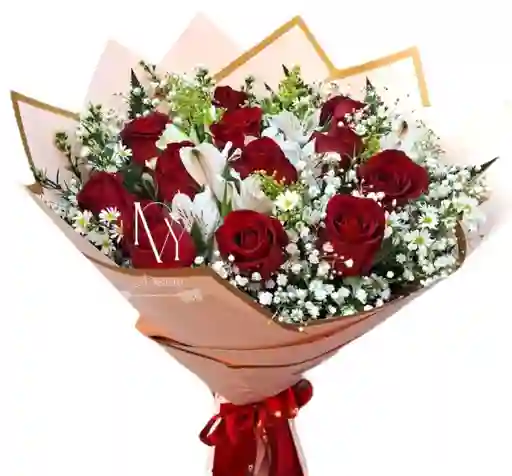 Flores Rojas X24 Y Astromelia