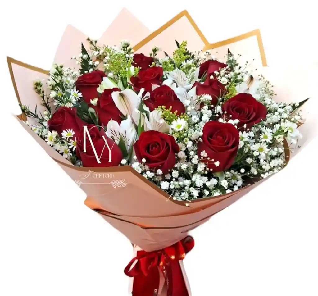 Flores Rojas X24 Y Astromelia