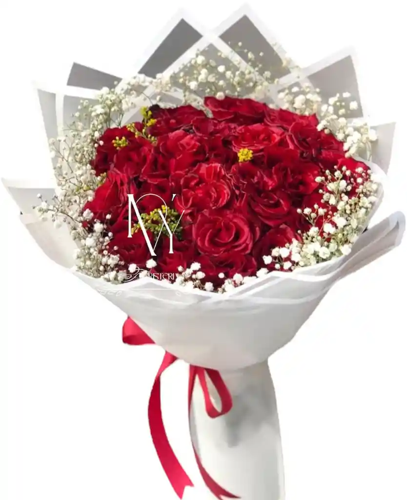 Flores Rosas Rojas X24 Hermoso Detalle