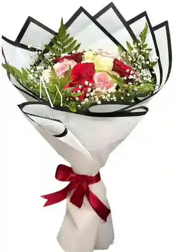 Flores Rosas De Colores X24