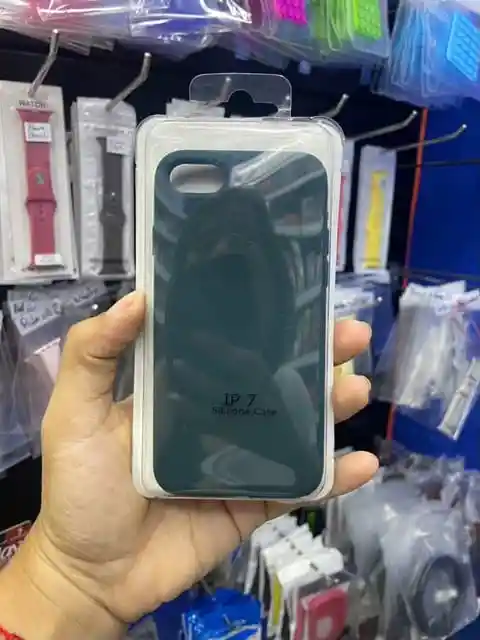 Iphone 7 | Color Verde Dark | Silicone Case | Rigido | Carcasa Protectora | Antihumedad