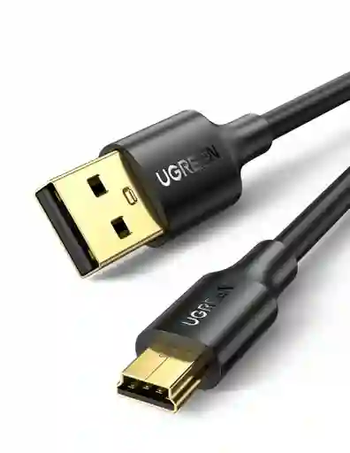 Cable Ugreen Usb 2.0 A Mini Usb De 1m Para Carga Y Datos, Compatible Con Ps3, Cámara, Mp3/mp4
