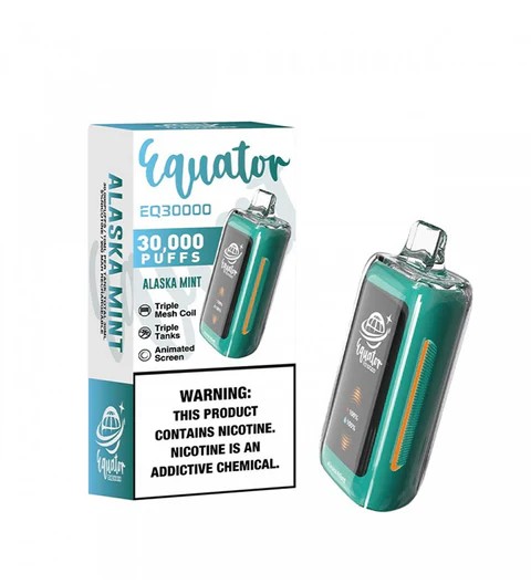 Bill Devine Alaska Mint Alaska Mint CRAVE MAX Disposable Vape 2500 Puff  Priv Bar Alaskan