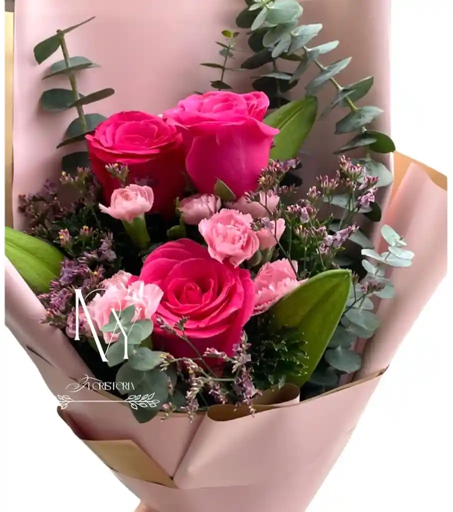 Flores Rosas Fucsia